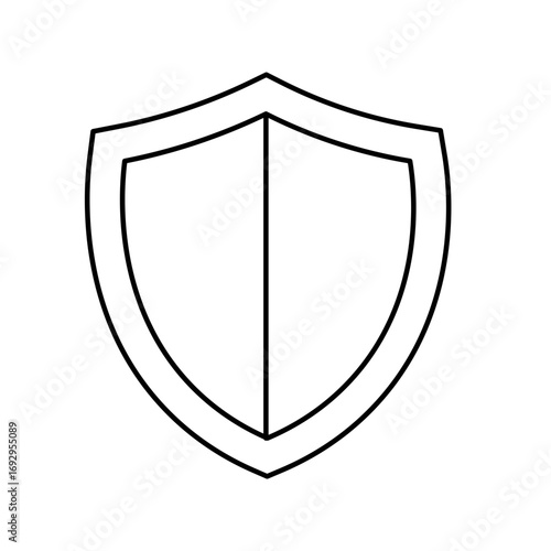 Free Download Secure Shield Protection Line Icon - GFXLoad