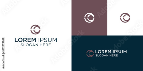 Modern logo design featuring an abstract circular shape of Crescent moon  for brand identity, perfect for technology companies or innovative creative agencies and marketing purposes