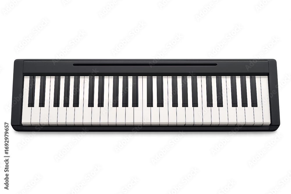 Fototapeta premium piano keys isolated on white