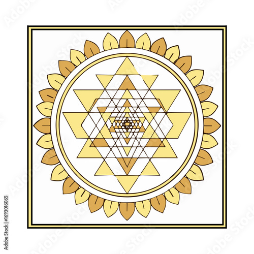 Sri Yantra sacred diagram