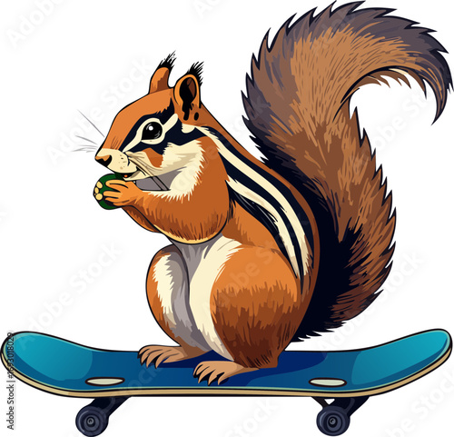 squirrel with acorn