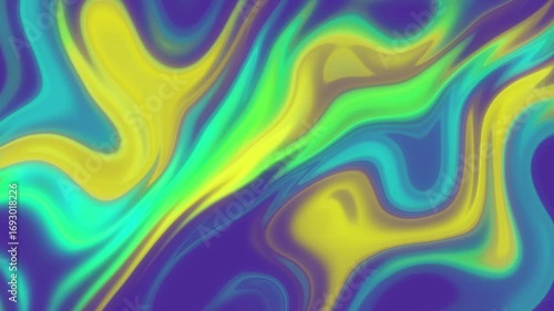 Abstract liquid transition with smooth gradient. Background footage