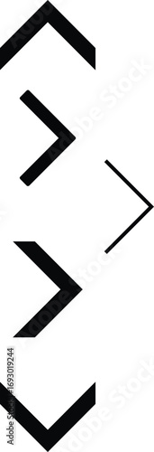 Arrow and Check Mark Icon Collection – Colorful Vector Symbols