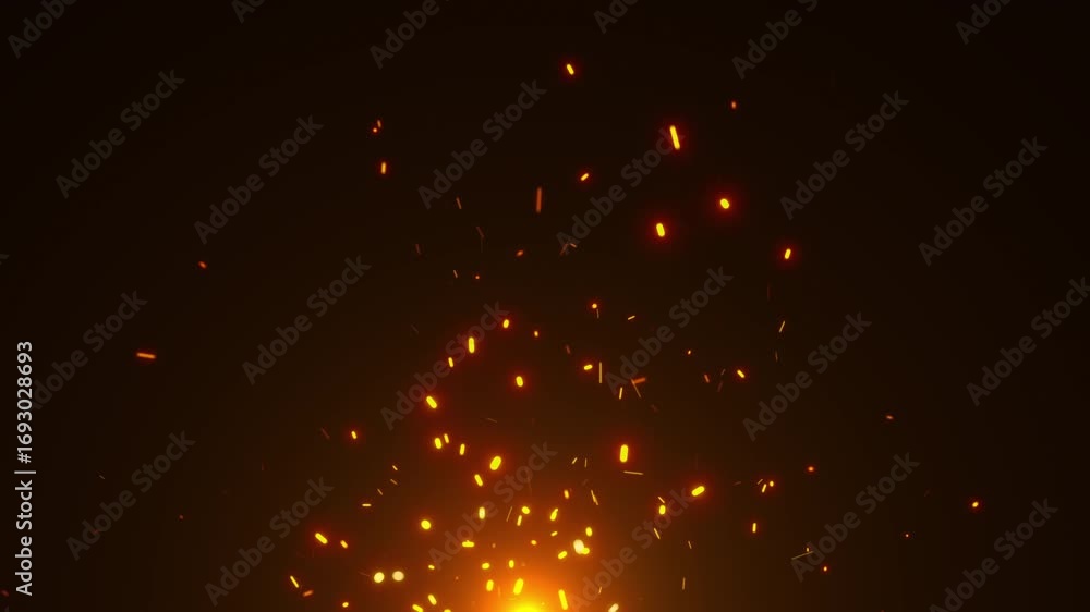 fire light logo text element backgrounds effect