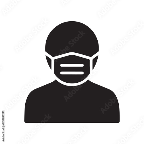 face mask vector icon
