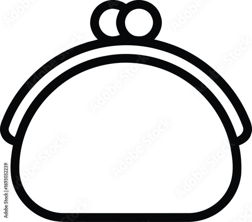 Wallet Line Icon Set – Cash, Credit Cards, Digital & Mobile Wallet, Money, Security & Payment Icons for Web & Mobile, Vector illustration