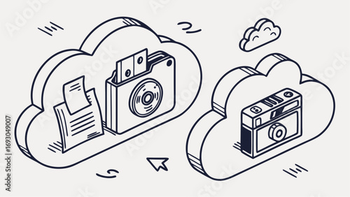 Digital Cloud Storage of Files and Camera Data.