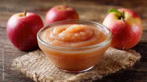 Fresh Apple Puree for Babies - Delicious Organic Food for Childhood Nutrition