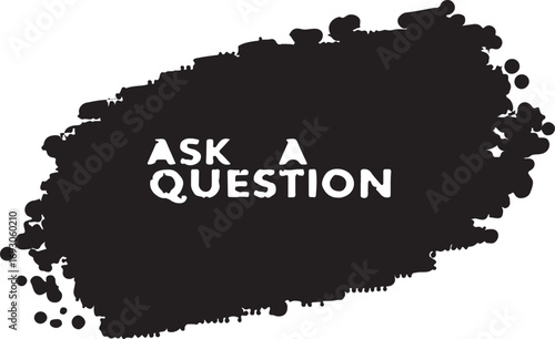 Ask a question in silhouette.