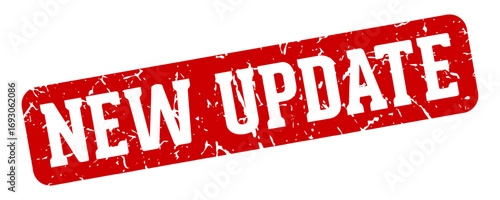 new update rectangular sign. new update stamp