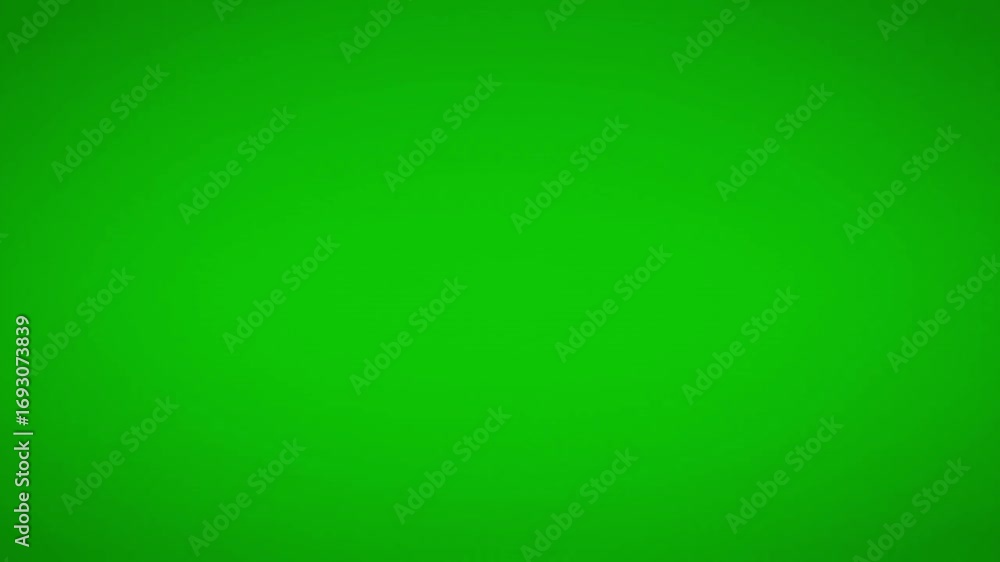 Vibrant, solid green background with subtle vignette for creative design and copy space.