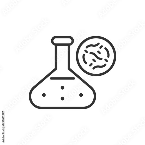 Bacteria Lab Icon