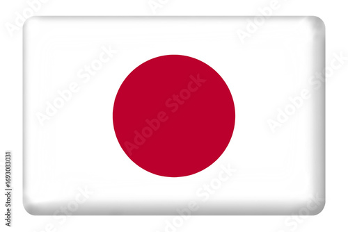 Free Download Japanese flag square button shape on transparent background, png. Japan, flag, national, country, travel, language, business, education, presentation, 3d, tourism, digital, web, design, element - GFXLoad