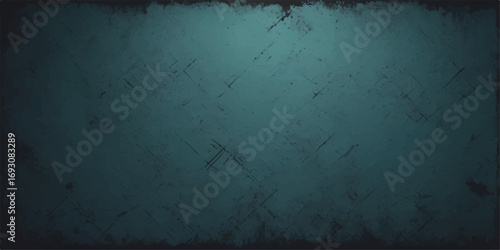 Vintage dark blue textured grunge background with an aged, rough surface and peeling paint