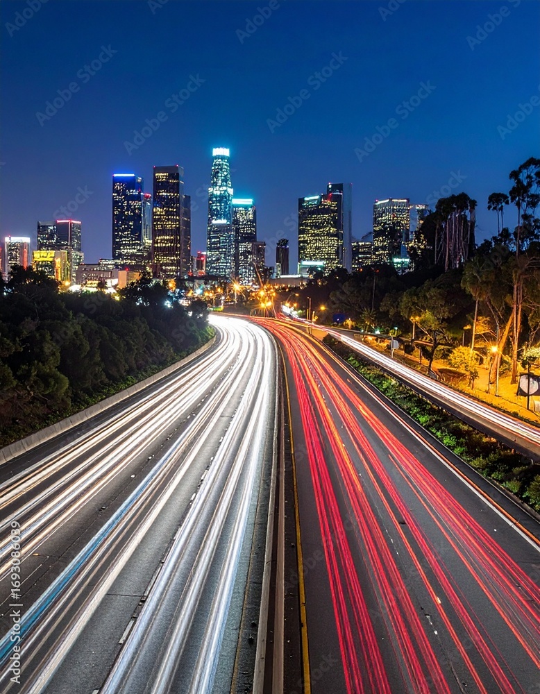 Fototapeta premium AI processing data stream into insights Ai