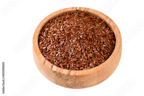 Organic linseed or flaxseed texture or surface as background.