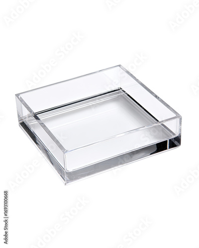 Clear acrylic square tray
