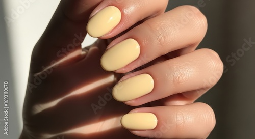 Soft Pastel Yellow Nails for a Sweet and Chic Look