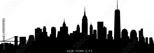 New York City Skyline Silhouette

