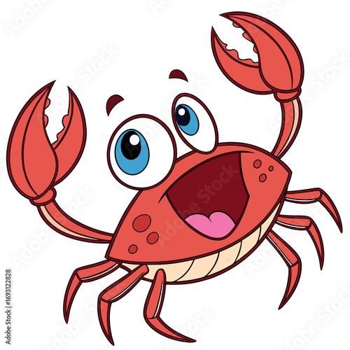 Crab Vector Illustration. 