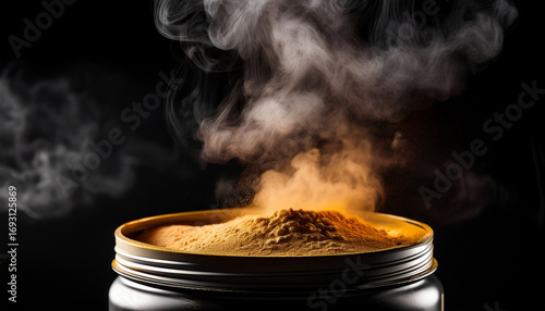 Toxic Fumes Escaping From Damaged Protein Powder Lid