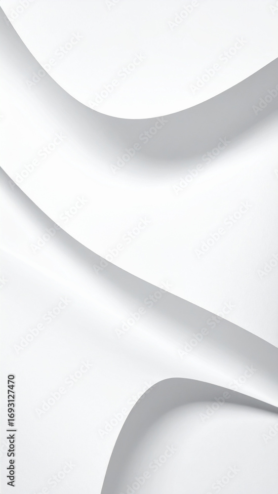 Fototapeta premium Luxury Paper Texture with Elegant Soft Shadows – Minimal Background