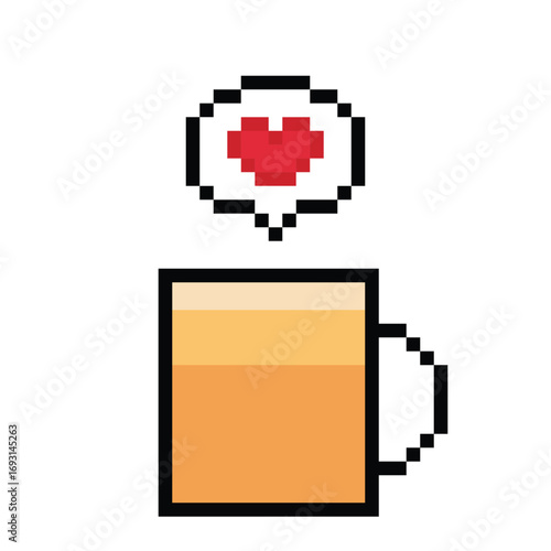 Pixel art cute cartoon 8bit character drink beer glass alcohol party hangout lifestyle decoration life style 8 bit drinking beer isolated png vector.