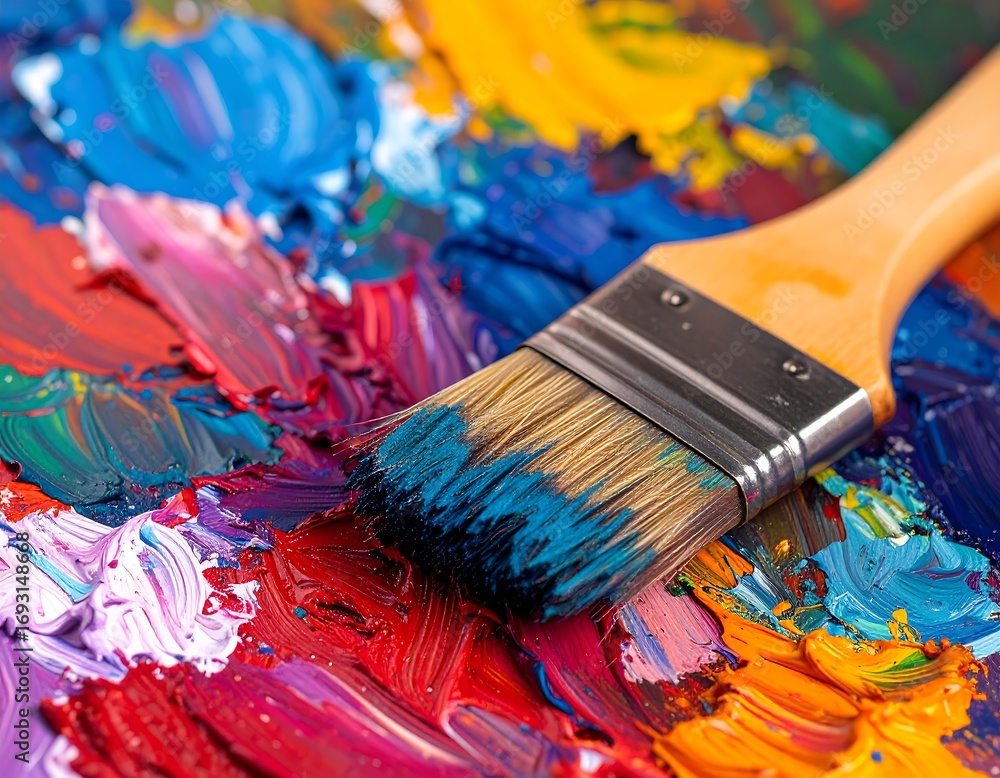 Obraz premium Paintbrush on Palette