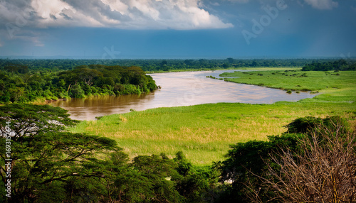 Rd Congo Kinshasa Fleuve Congo Beautiful Simple Ai Generated Image