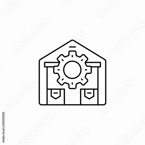 home automation icon sign vector