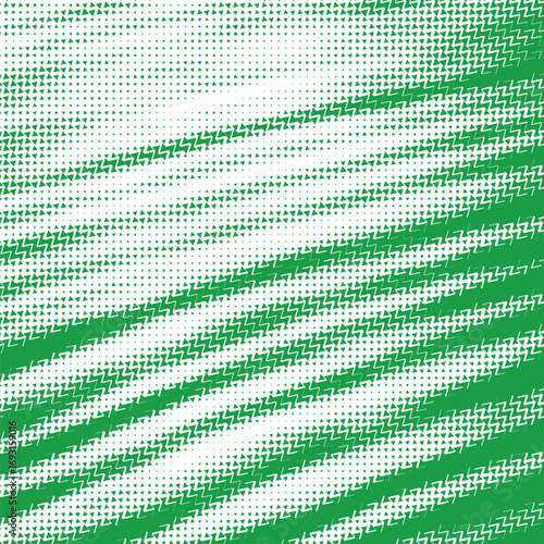 Abstract green and white vector background with dynamic halftone parallel stripes Modern creative digital graphic design for screen savers websites and presentations