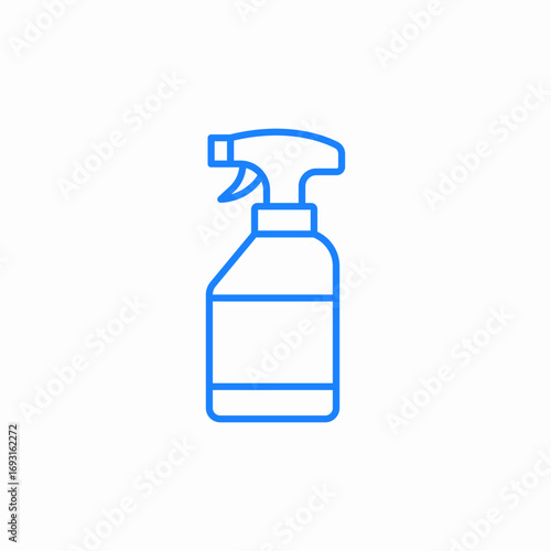 antibacterial spray sanitizer icon sign vector
