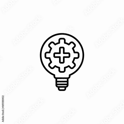 innovation settings icon sign vector
