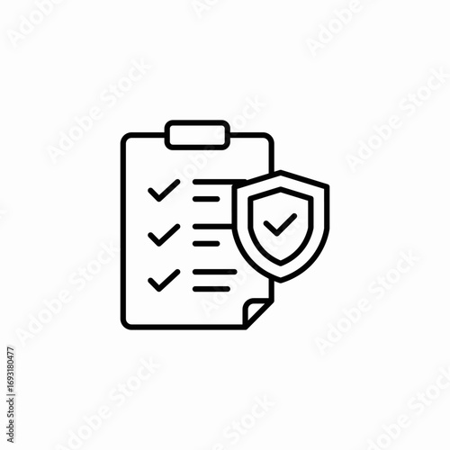 insurance coverage icon sign vector