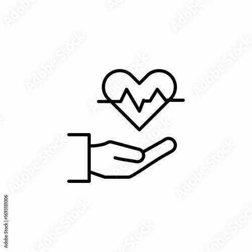 life support icon sign vector