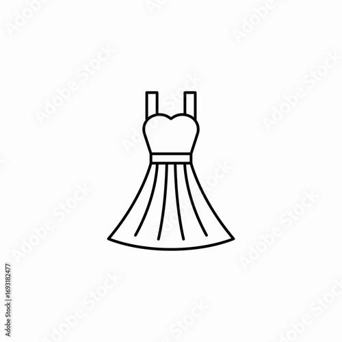 party dress icon sign vector