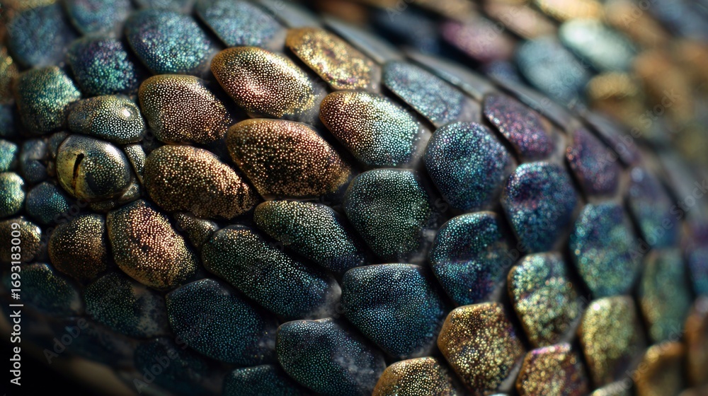 Fototapeta premium Closeup snake skin texture