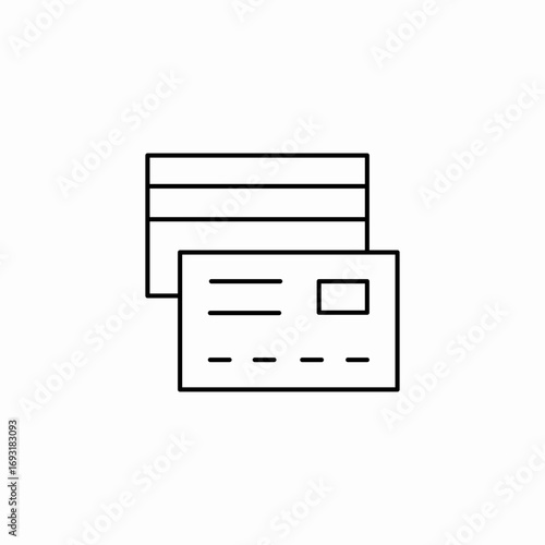 shipping invoice icon sign vector