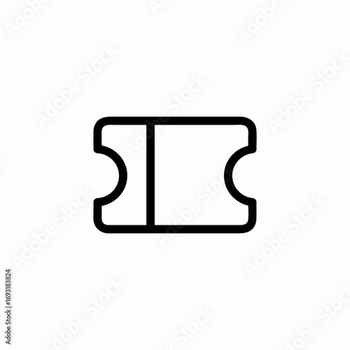 ticket coupon icon sign vector