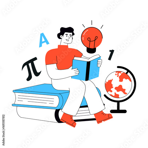 Premium download illustration of creative education
