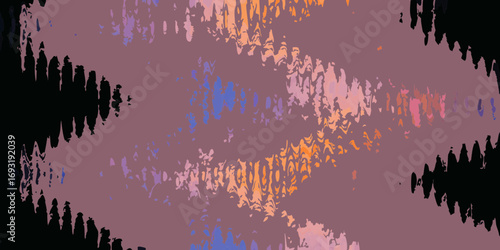 Abstract wavy pattern with blurred edges and mixed colors in a dynamic composition style background art created with generated ai