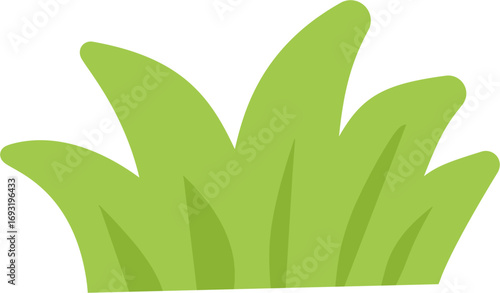 Vector illustration of green grass, perfect for landscapes, gardens, eco projects, farming themes, game assets, and natural decorative backgrounds.