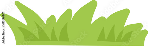 Vector illustration of green grass, perfect for landscapes, gardens, eco projects, farming themes, game assets, and natural decorative backgrounds.