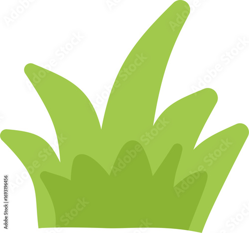 Vector illustration of green grass, perfect for landscapes, gardens, eco projects, farming themes, game assets, and natural decorative backgrounds.