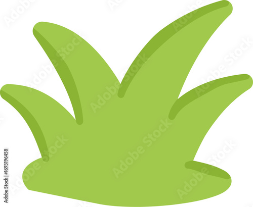 Vector illustration of green grass, perfect for landscapes, gardens, eco projects, farming themes, game assets, and natural decorative backgrounds.