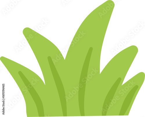Vector illustration of green grass, perfect for landscapes, gardens, eco projects, farming themes, game assets, and natural decorative backgrounds.