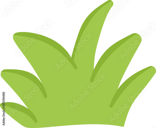 Vector illustration of green grass, perfect for landscapes, gardens, eco projects, farming themes, game assets, and natural decorative backgrounds.