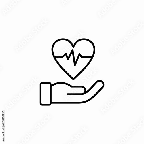 save life icon sign vector