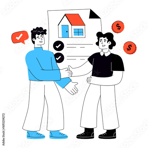 Editable design of property deal