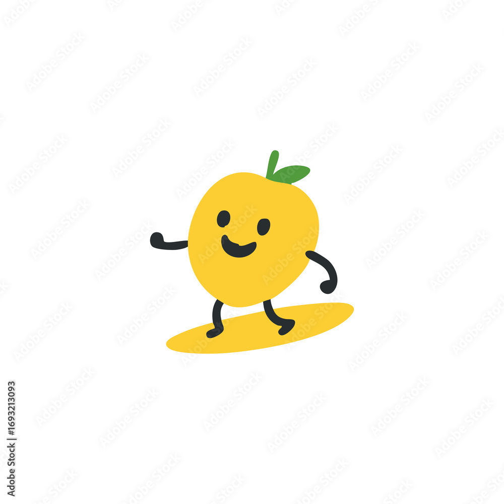 Naklejka premium Simple line drawing of a puffy cloud on white